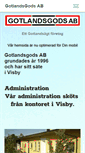 Mobile Screenshot of gotlandsgods.se