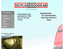 Tablet Screenshot of gotlandsgods.se